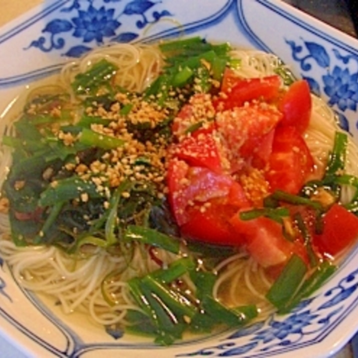 食欲のないときに ニラぶっかけ和風そうめん レシピ 作り方 By Raspberry411 楽天レシピ 食欲のないときに ニラぶっかけ和風そうめん レシピ 作り方 By Raspberry411 楽天レシピ